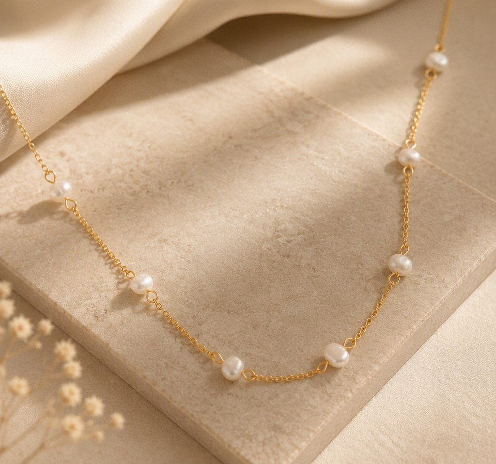 Minimalistische Parelketting Armband